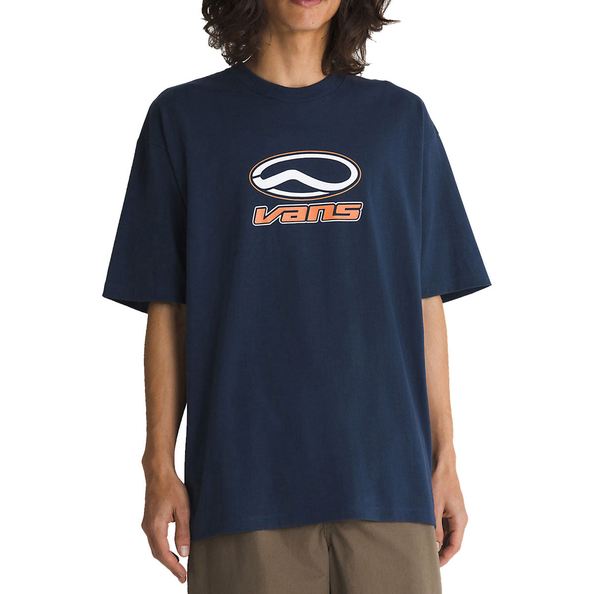 Vans Off The Wall II Loose Skate Classics T-Shirt - Dress Blues image 2