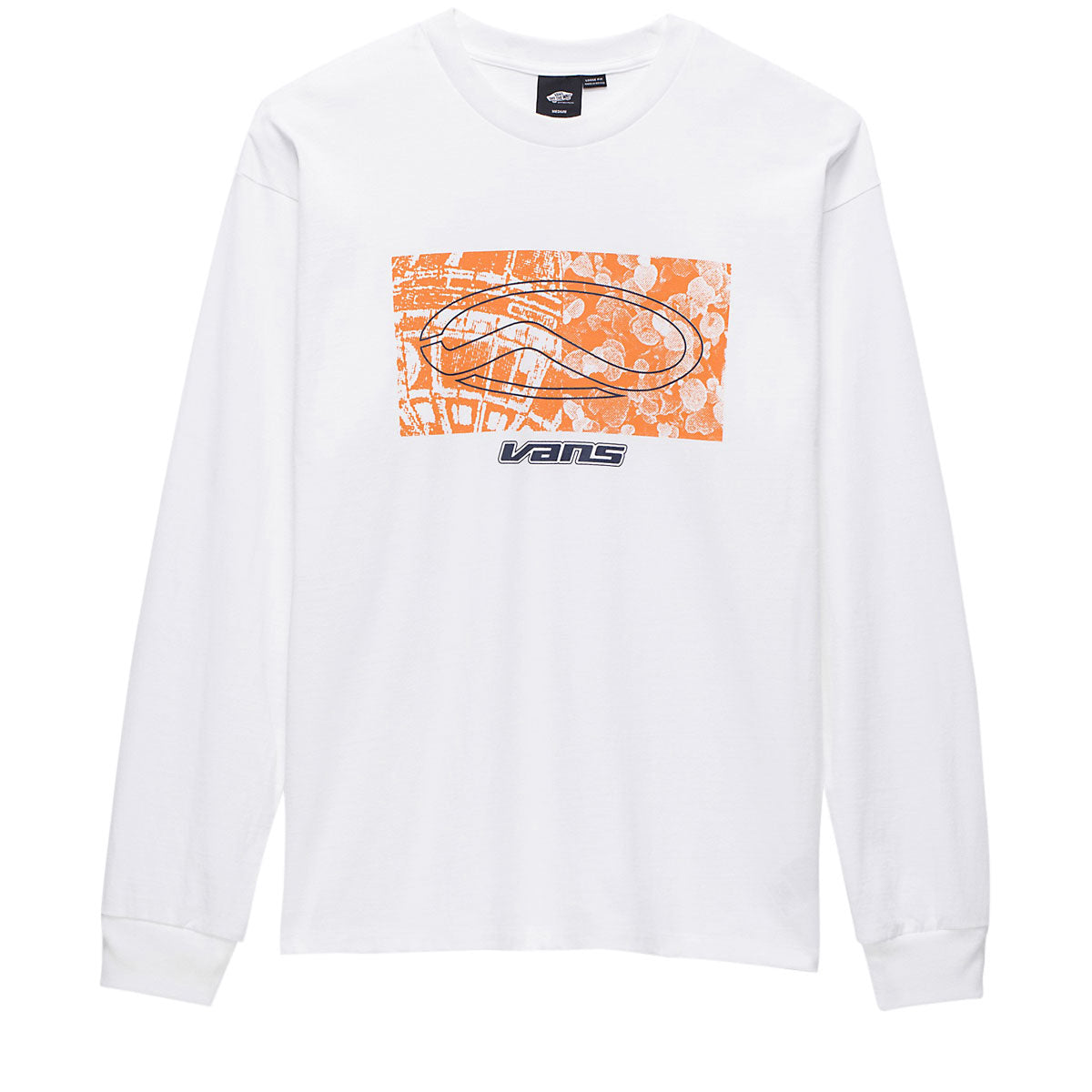 Vans Off The Wall II Loose Skate Classics Long Sleeve T-Shirt - White image 1