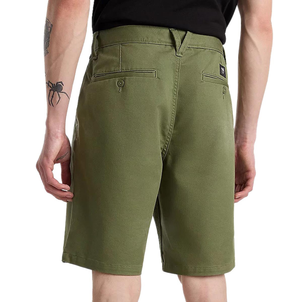 Vans Authentic Chino Relaxed Shorts - Olivine image 4
