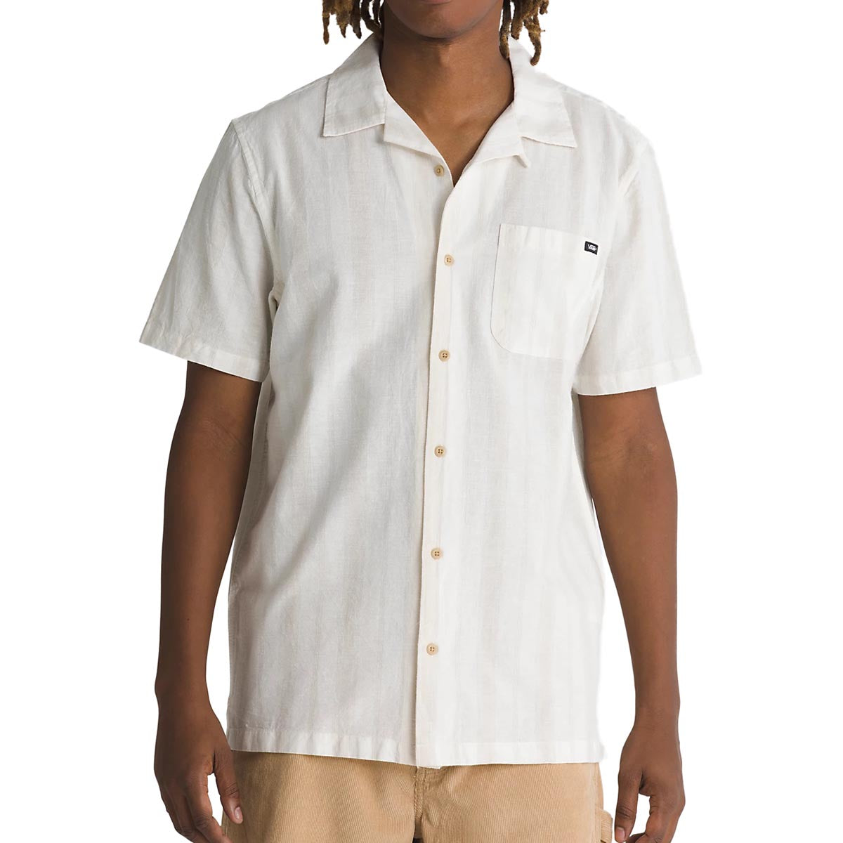 Vans Carnell Shirt - Marshmallow/Oatmeal image 1