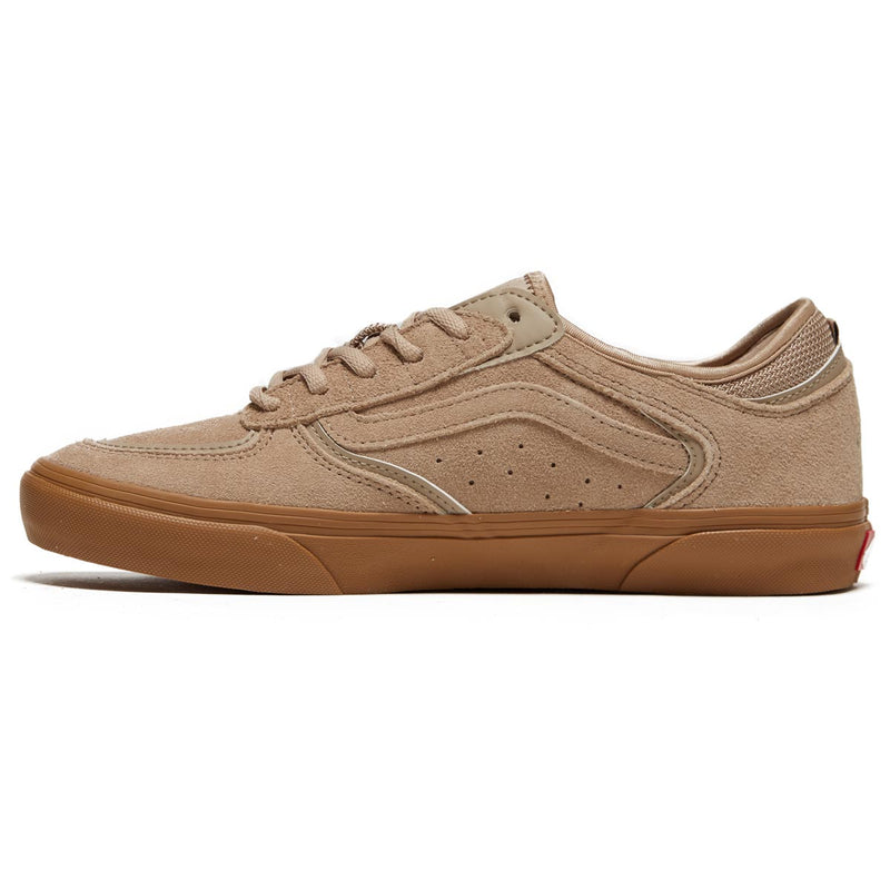 Vans Skate Rowley Shoes - Suede Tan/Gum