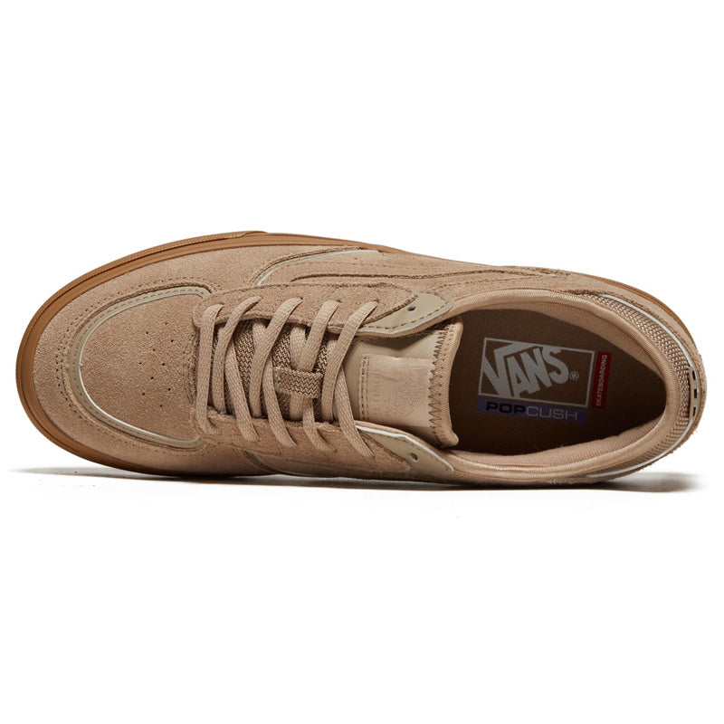 Vans Skate Rowley Shoes - Suede Tan/Gum