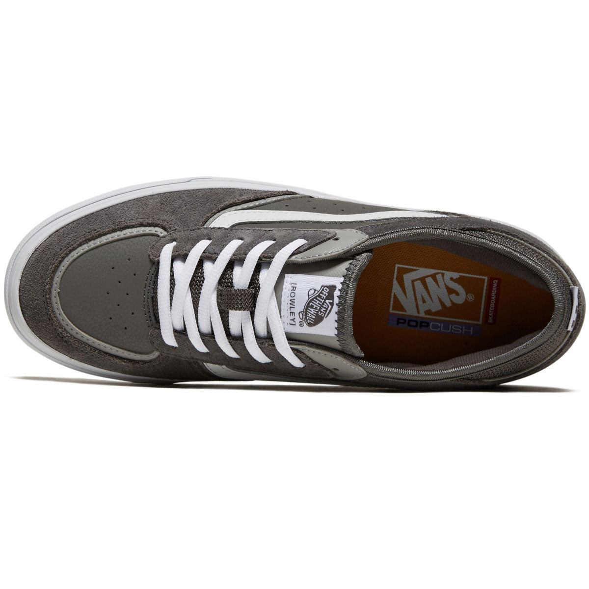 Vans Skate Rowley Shoes - Grey/White image 3