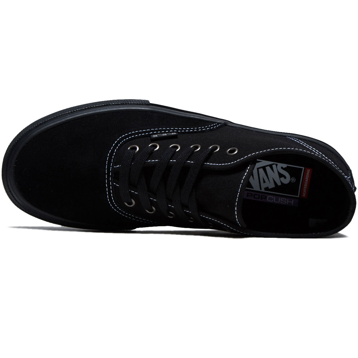 Vans Skate Authentic Mid Shoes - Blackout image 3