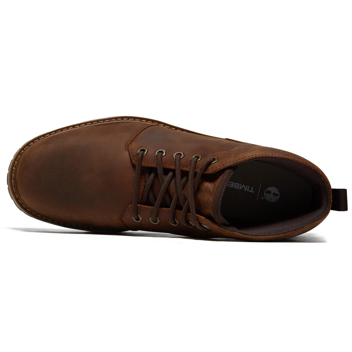 Timberland Britton Road Mid Lace Up Wp Chukka Boots - Rust Full Grain image 3