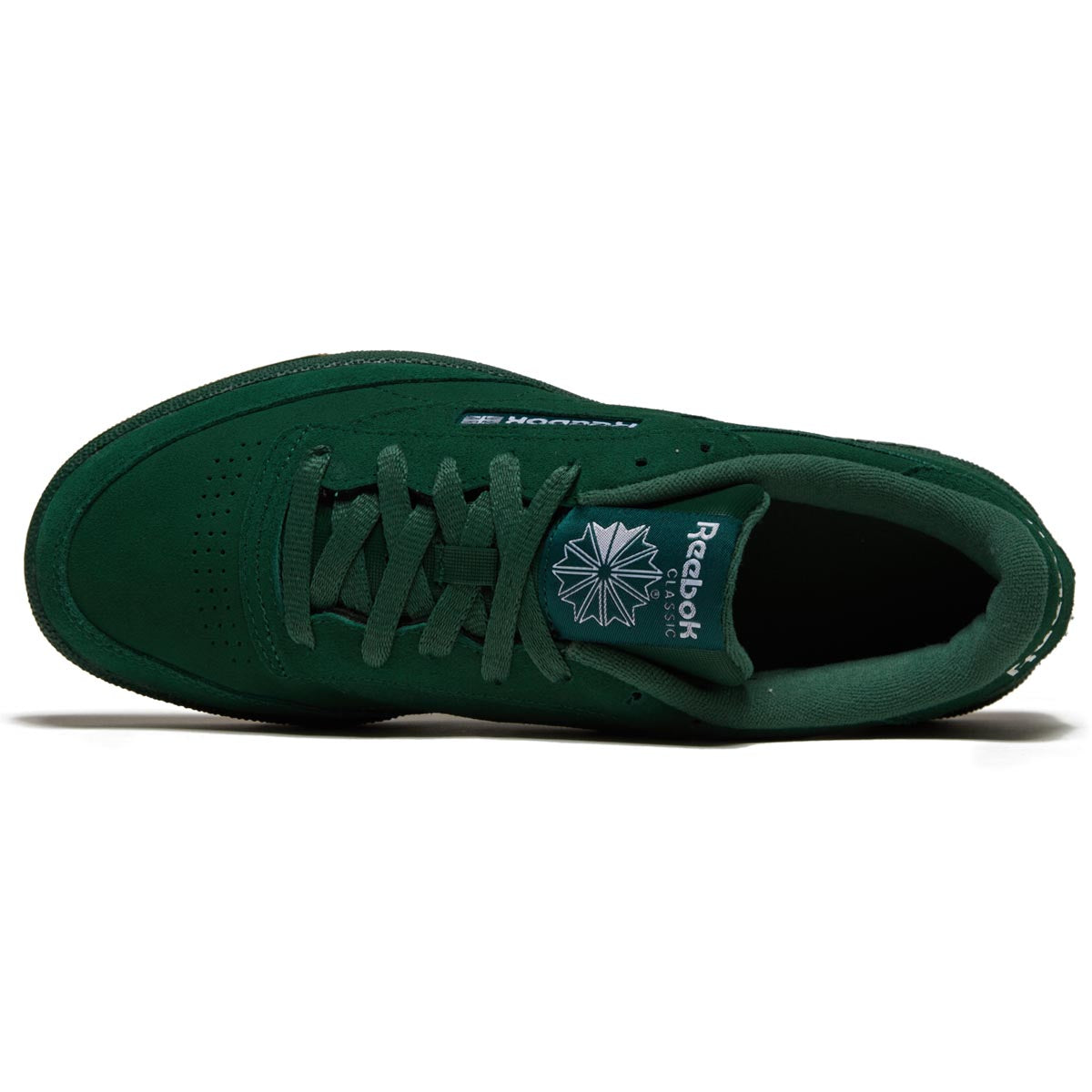 Reebok Club C 85 Shoes - Dark Green/White image 3