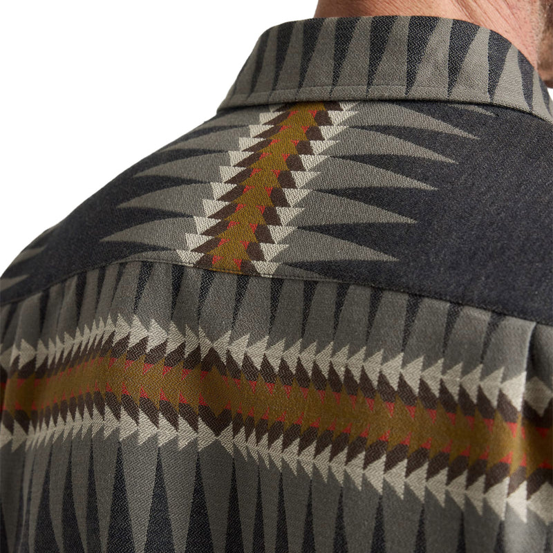 Pendleton Marshall Chamois Long Sleeve Shirt - Sawtooth Charcoal