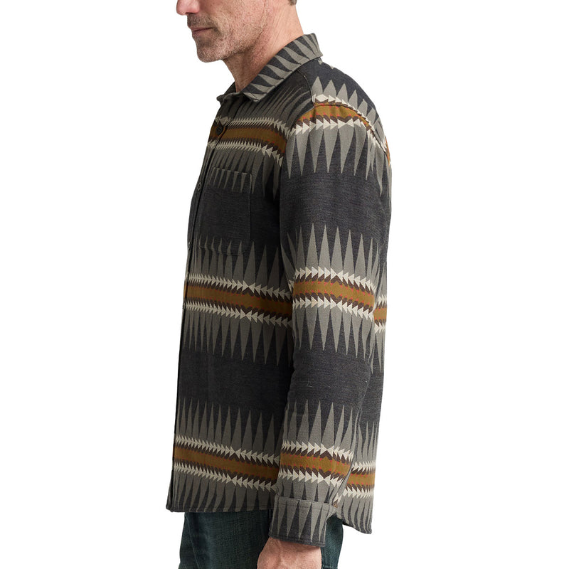 Pendleton Marshall Chamois Long Sleeve Shirt - Sawtooth Charcoal