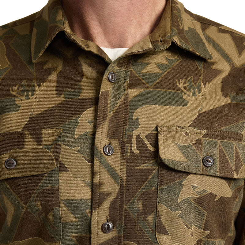 Pendleton Tanner Twill Long Sleeve Shirt - Wild Camo
