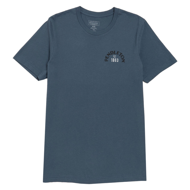 Pendleton Wild West T-Shirt - Vintage Navy/White