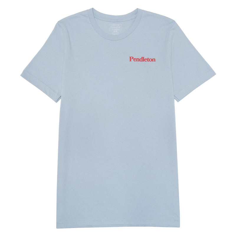 Pendleton Freshwater Fishing T-Shirt - Light Blue/Multi