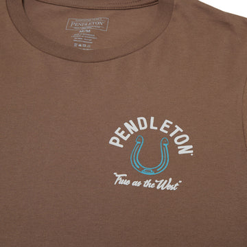 Pendleton True West Horseshoe T-Shirt - Vintage Brown/Multi
