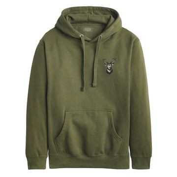 Pendleton Stag Graphic Hoodie - Military Green/Black
