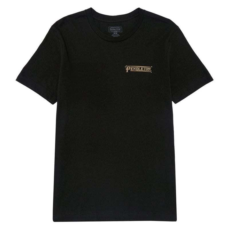 Pendleton Billboard T-Shirt - Dark Olive/Gold