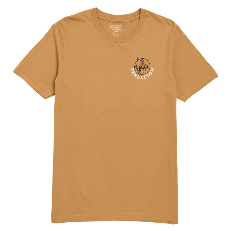 Pendleton Circle Rodeo T-Shirt - Toast/White
