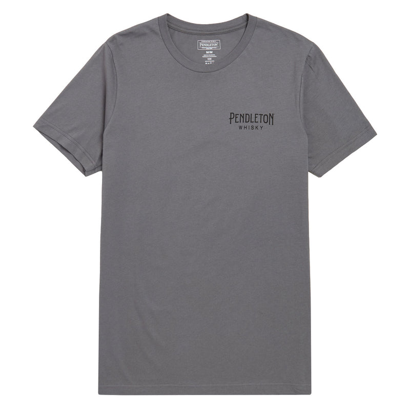 Pendleton Whisky Rodeo T-Shirt - Asphalt/Black