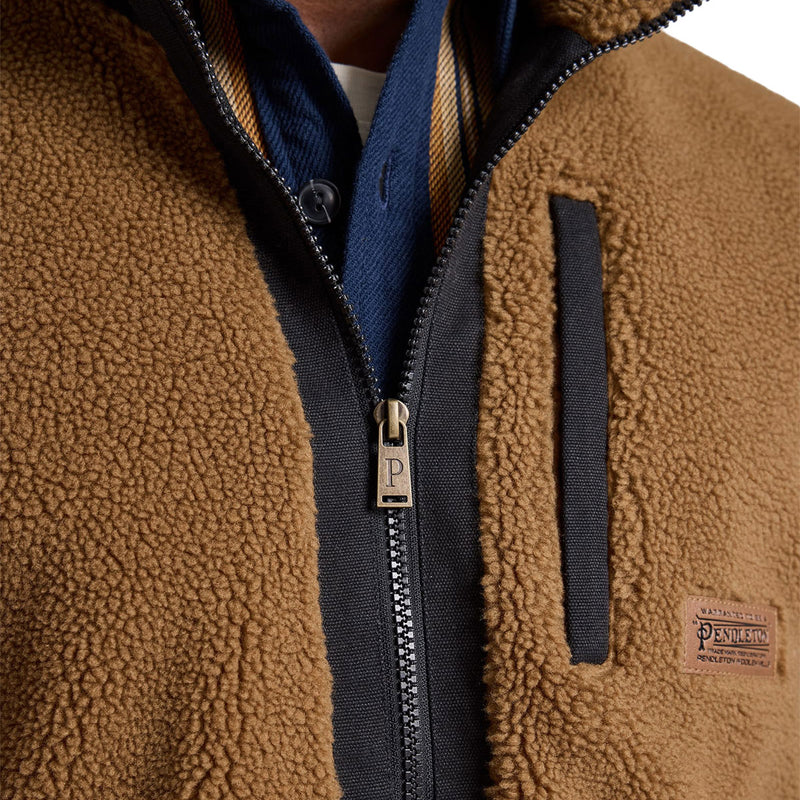 Pendleton Tahuya Range Fleece Jacket - Bronze Autumn Star
