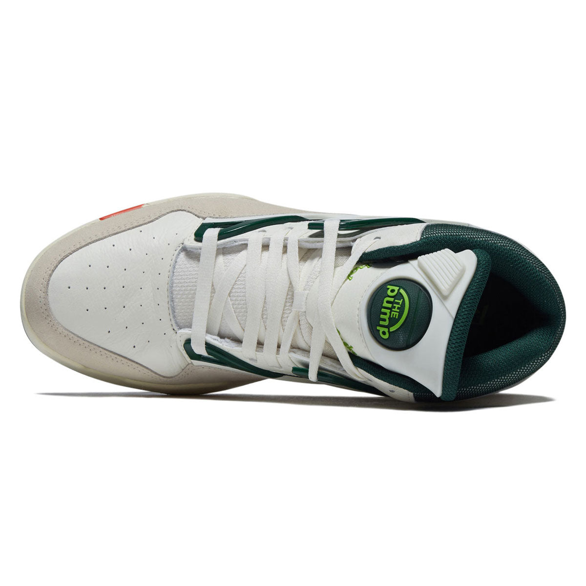 Reebok Pump Omni Zone II Shoes - Chalk/Dark Green/Paper White image 3