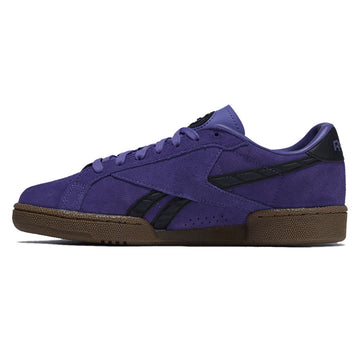 Reebok Club C Grounds UK Shoes - Royal Purple/Digital Lime/Gum