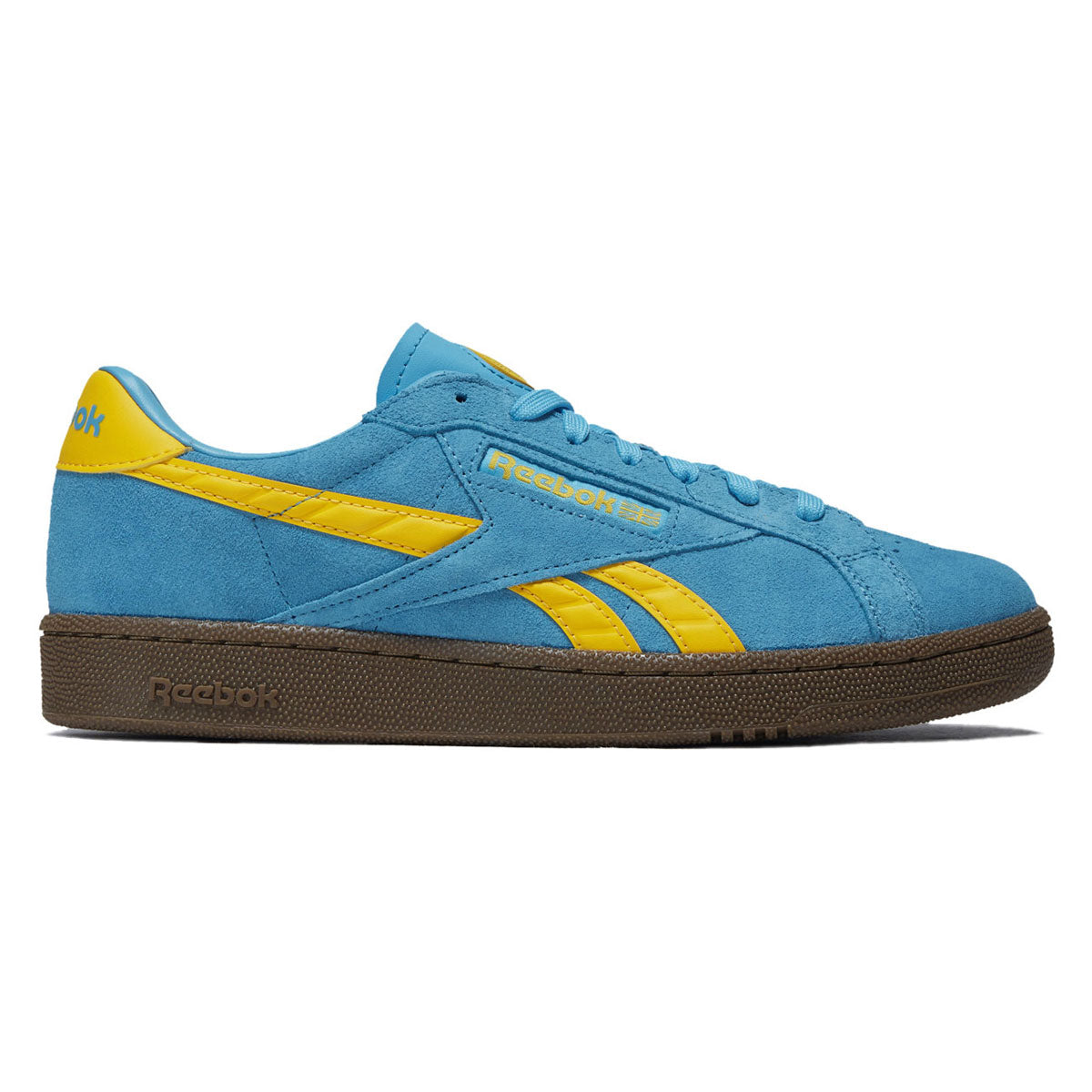 Reebok Club C Grounds UK Shoes - Future Cyan/Golden Haze/Gum image 1