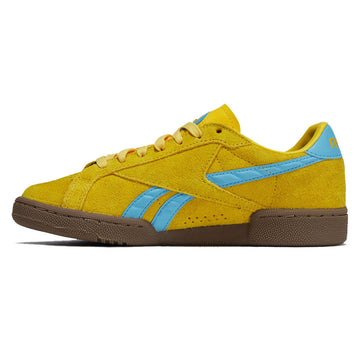 Reebok Womens Club C Grounds UK Shoes - Golden Haze/Future Cyan/Gum