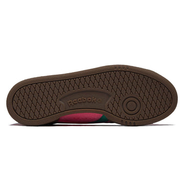 Reebok Womens Club C Grounds UK Shoes - Atomic Pink/Upgrade Green/Gum