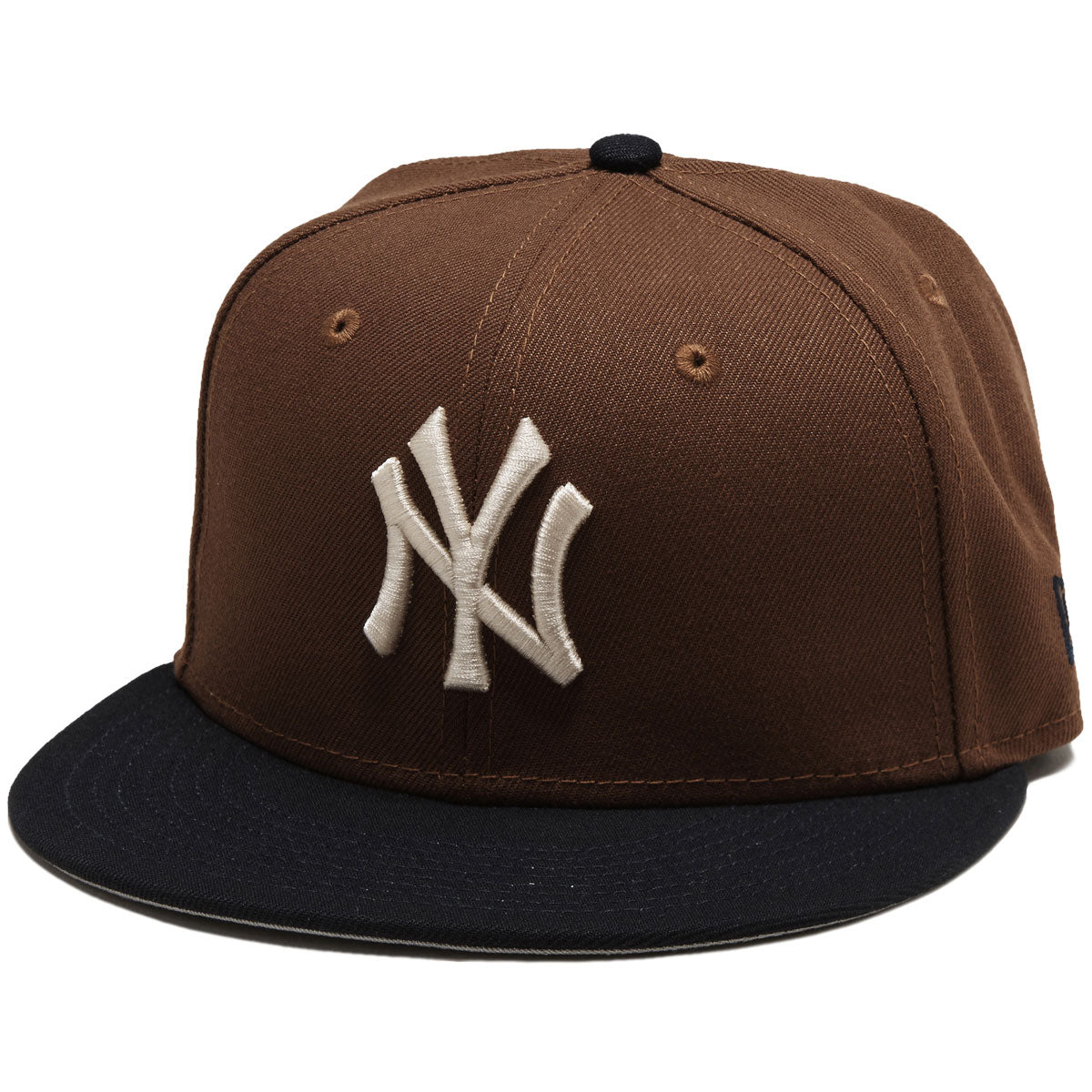 New Era Harvest 5950 17202 New York Yankees Hat - Brown/Navy image 1