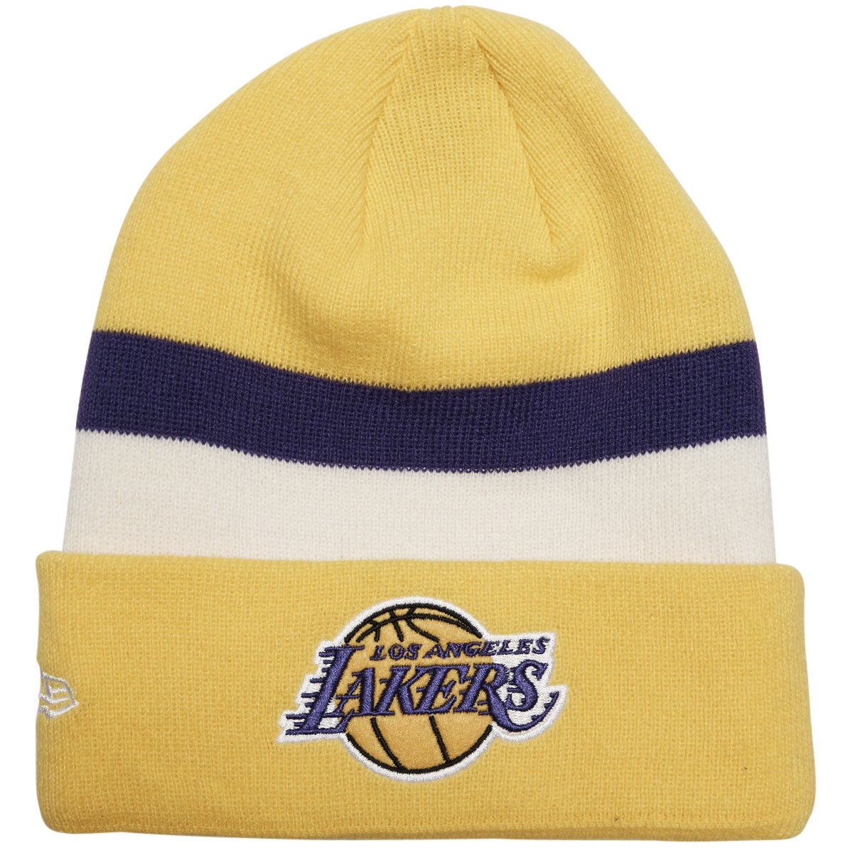 New Era Knit Medium Retro Cuff Knit Beanie - Los Angeles Lakers image 2