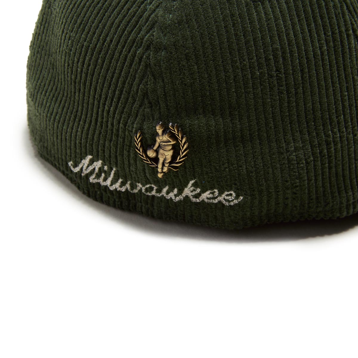 New Era 5950 Letterman Pin Hat - Milwaukee Bucks image 3