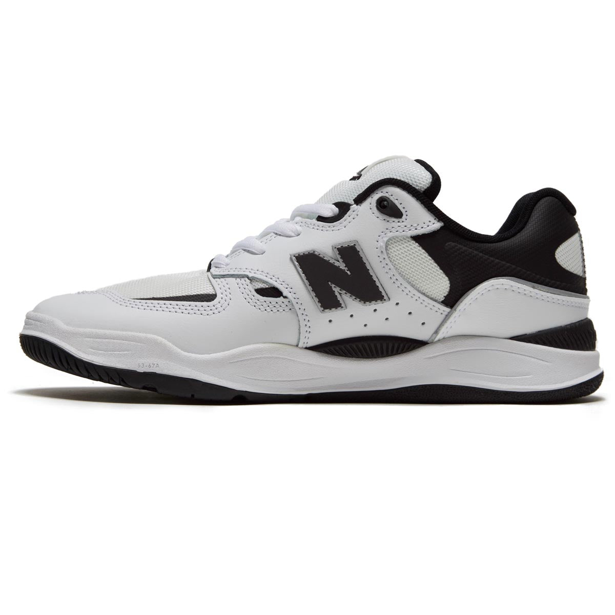 New Balance 1010 Tiago Shoes - White/Black/White image 2