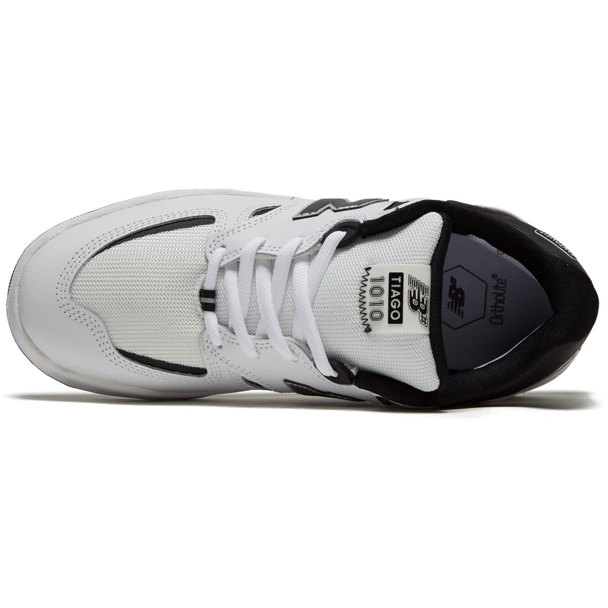 New Balance 1010 Tiago Shoes - White/Black/White image 3