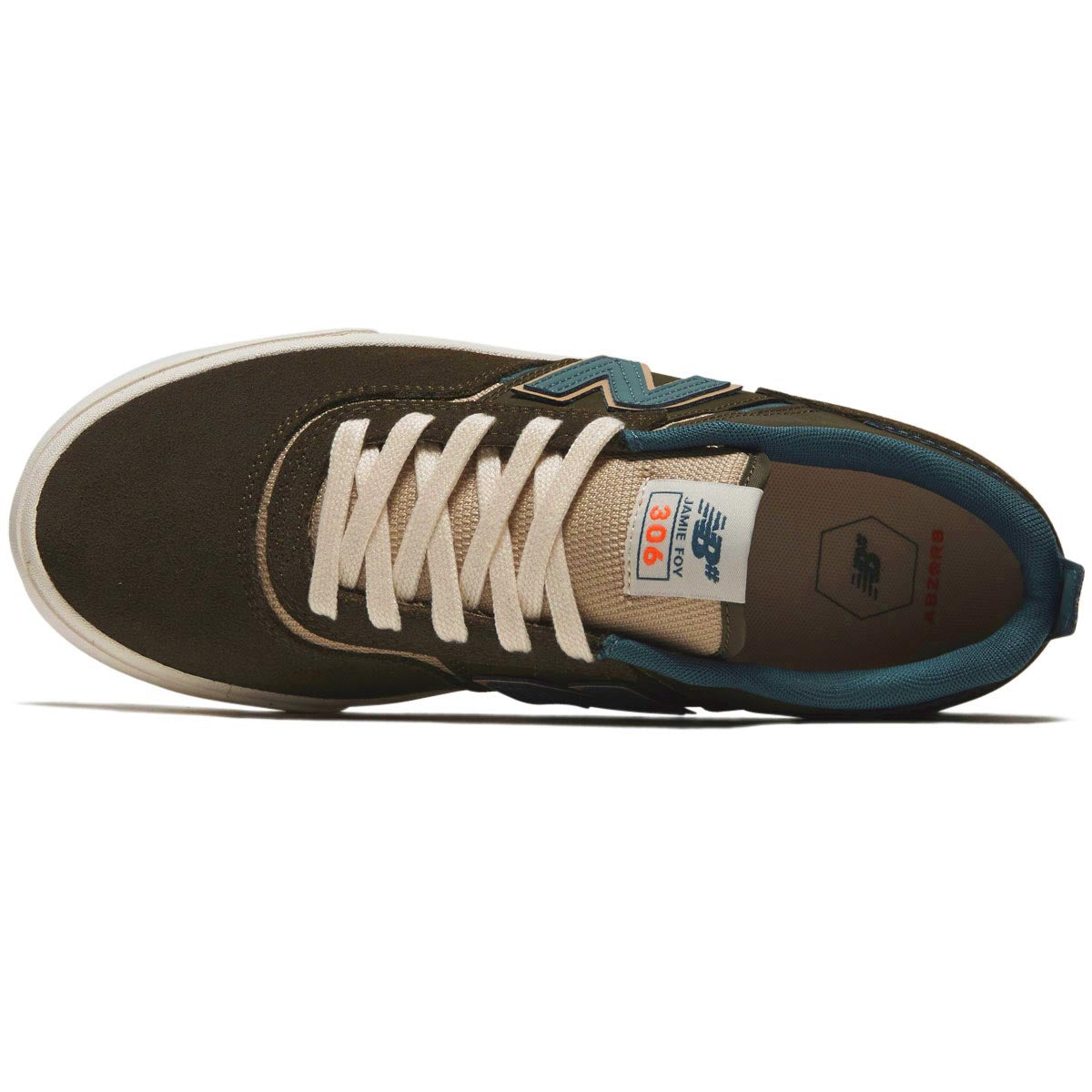 New Balance 306 Foy Shoes - Dark Olive/Spruce image 3