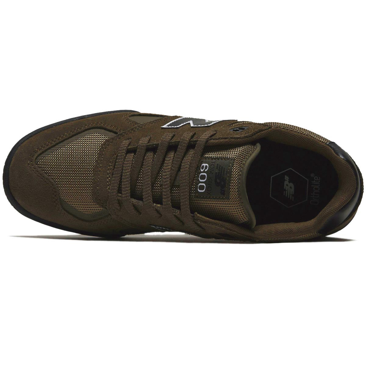 New Balance 600 Tom Knox Shoes - Olive/Black image 3