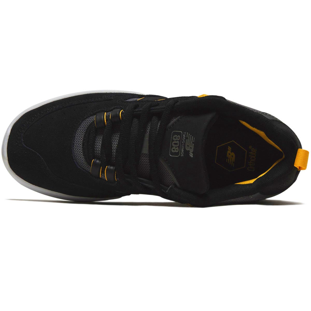New Balance 808 Tiago Shoes - Black/Yellow image 3