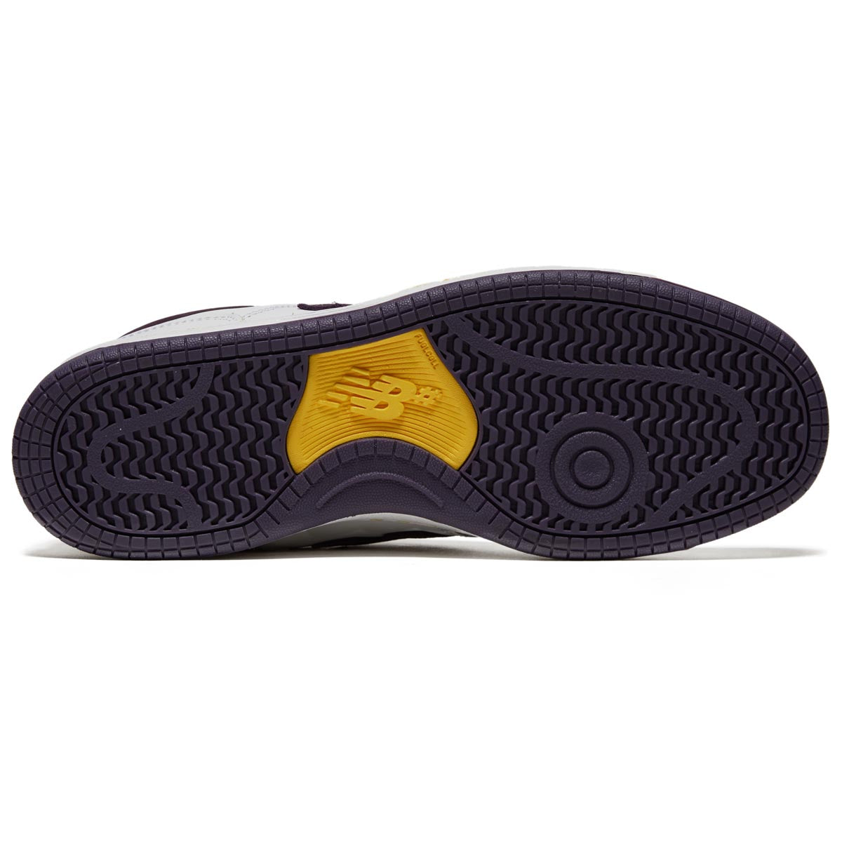 New Balance 480 Shoes - White/Purple/Gold image 4