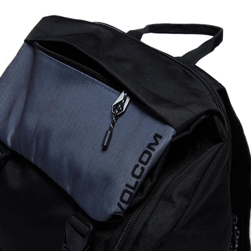 Volcom Charter Fold-over Backpack - Black/Grey