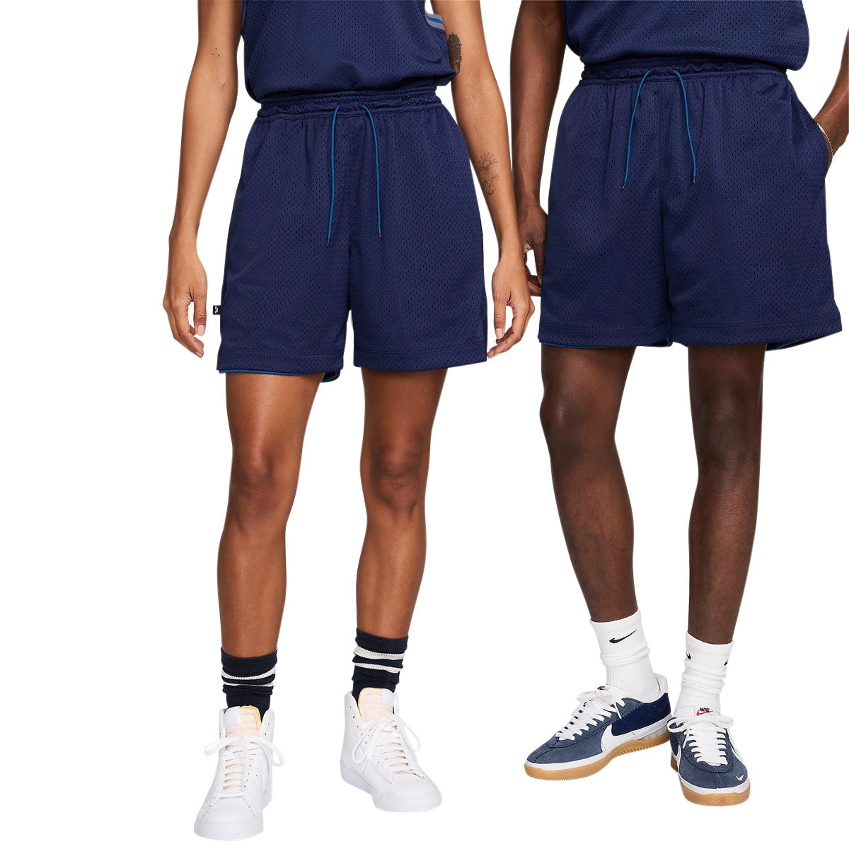 Nike SB Basketball Skate Shorts - Midnight Navy/Court Blue image 2