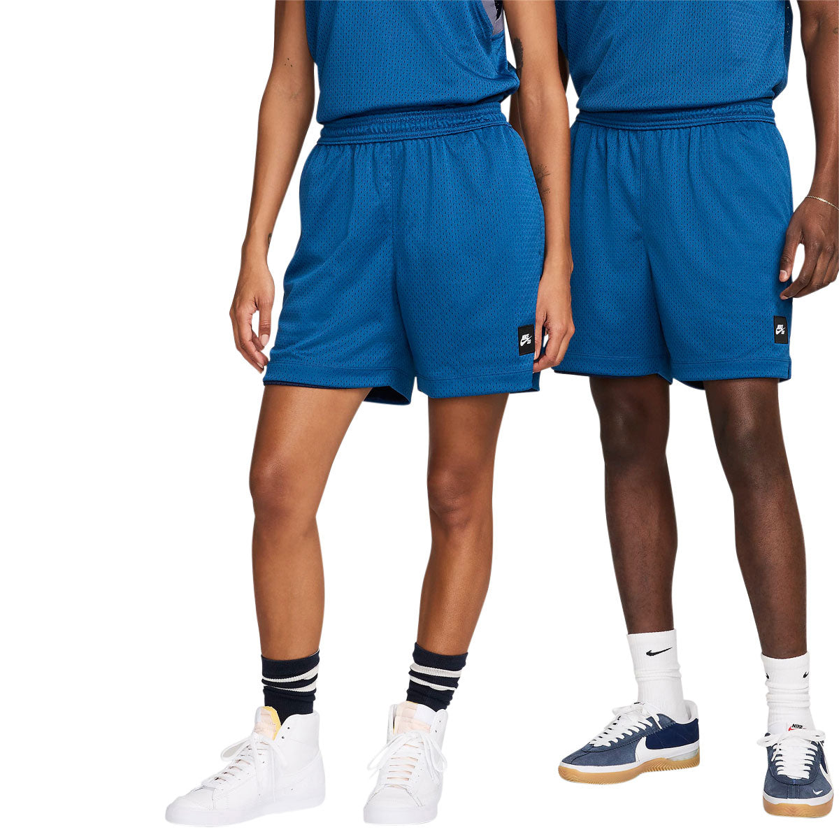 Nike SB Basketball Skate Shorts - Midnight Navy/Court Blue image 4