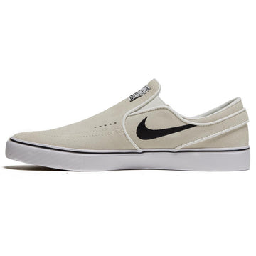 Nike SB Janoski+ Slip Shoes - Summit White/Black/Summit White/White