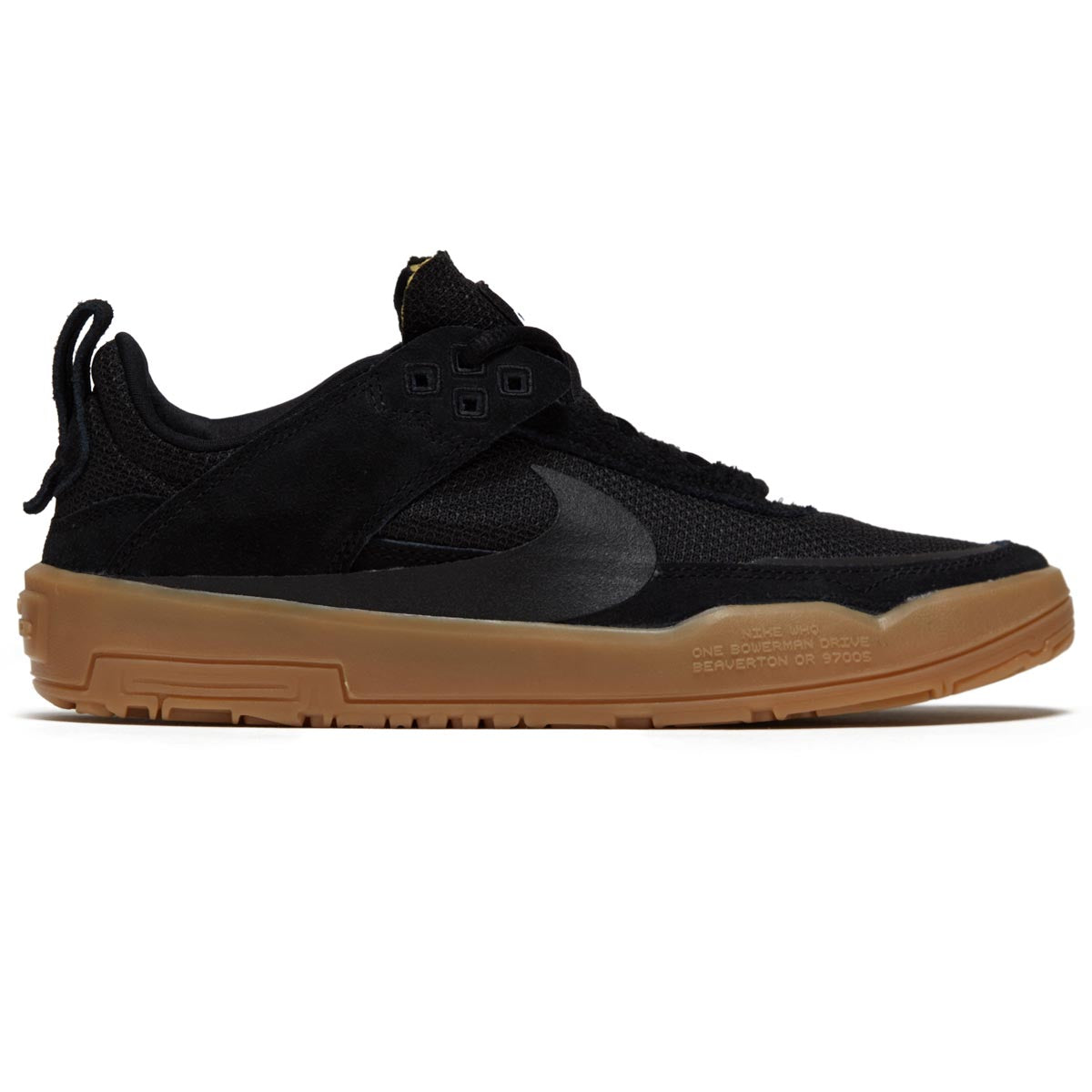 Nike SB Youth Day One Shoes - Black/Black/Gum Light Brown/White image 1