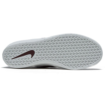 Nike SB Force 58 Shoes - Platinum Tint/Dark Team Red/Wolf Grey