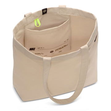 Nike Heritage 2.0 Tote Bag - Oatmeal/Volt/Black