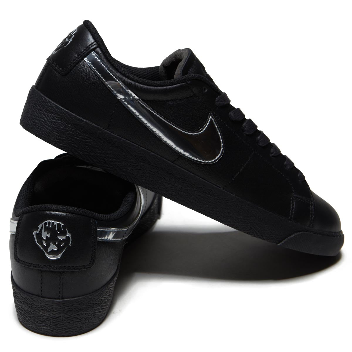 Nike SB x Dancer Zoom Blazer Low Shoes - Black/Metallic Silver/Black image 5