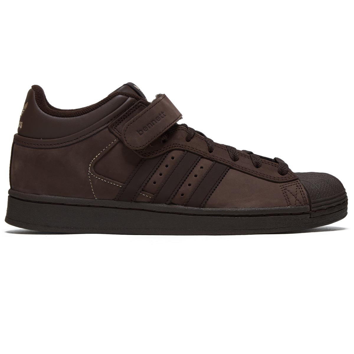 Adidas x Niels Pro Shell Adv Shoes - Brown/Dark Brown/Magic Beige image 1