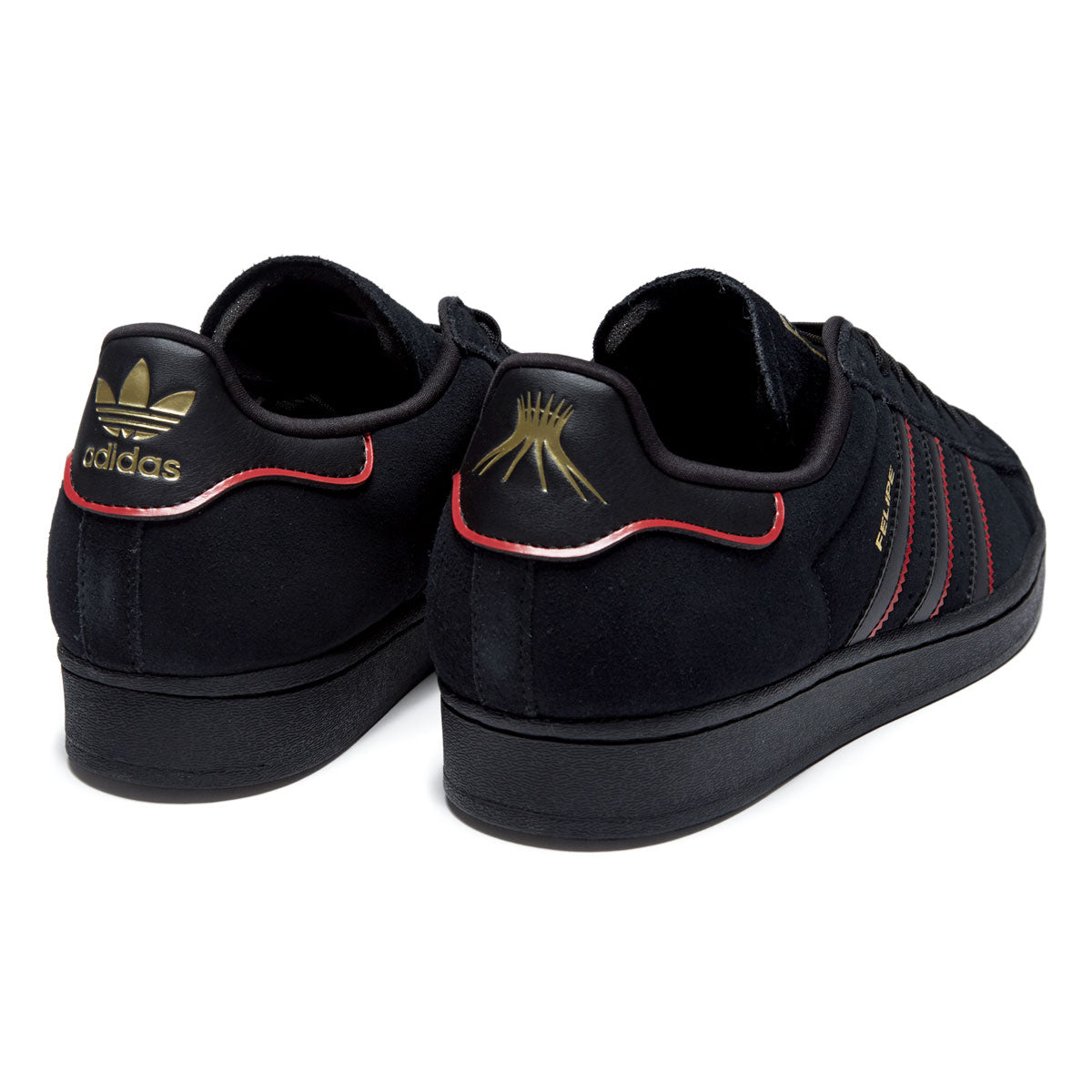 Adidas Superstar Adv x Felipe Gustavo Shoes - Black/Scarlet