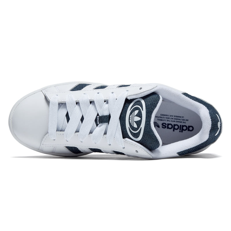 Adidas Campus 00s Shoes - Ftwr White/Night Indigo/Gold Metallic