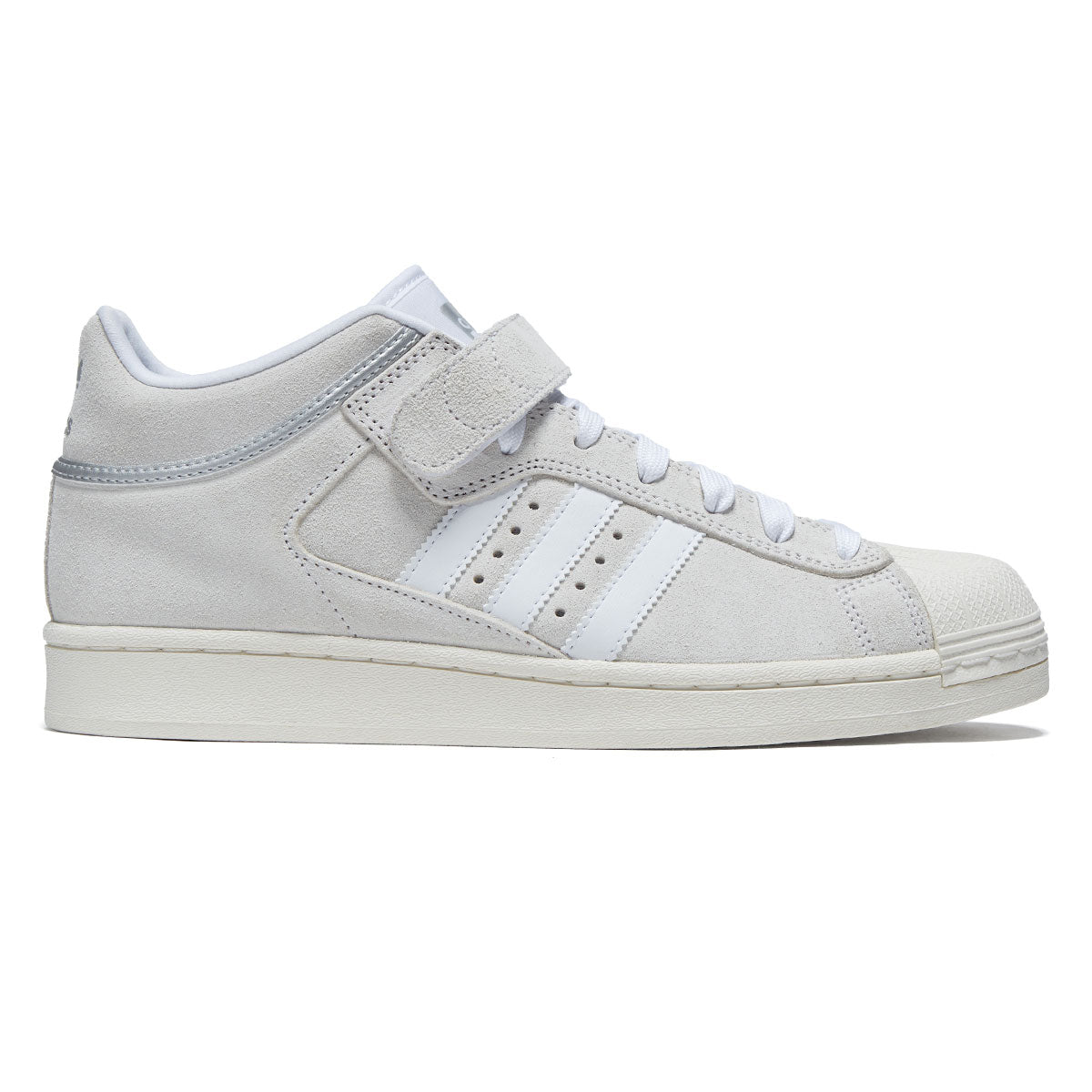Adidas Pro Shell ADV Shoes - Ftwr White/Silver/Core White – CCS
