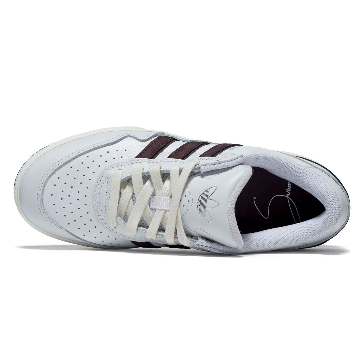 Adidas Tyshawn II x Zach Saraceno Shoes - Crystal White/Shadow Brown/Off White image 3