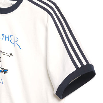 Adidas x Thrasher x AFA Ringer T-Shirt - Core White