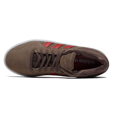 Adidas Tyshawn Shoes - Earth Strata/Collegiate Red/Ftwr White